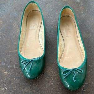 J. Crew Patent Leather Ballerinas